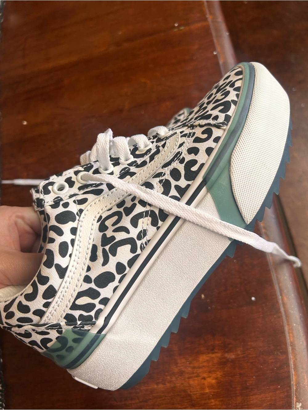 Women’s Leopard UV Stacked Platform Vans